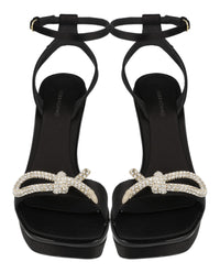 Ferragamo Womens Satin Allison X5 Sandals
