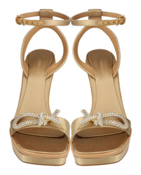 Ferragamo Womens Satin Allison X5 Sandals