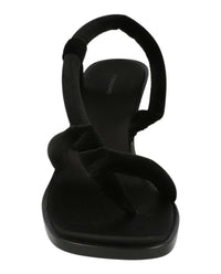 Ferragamo Womens Fluer Velvet Sandals