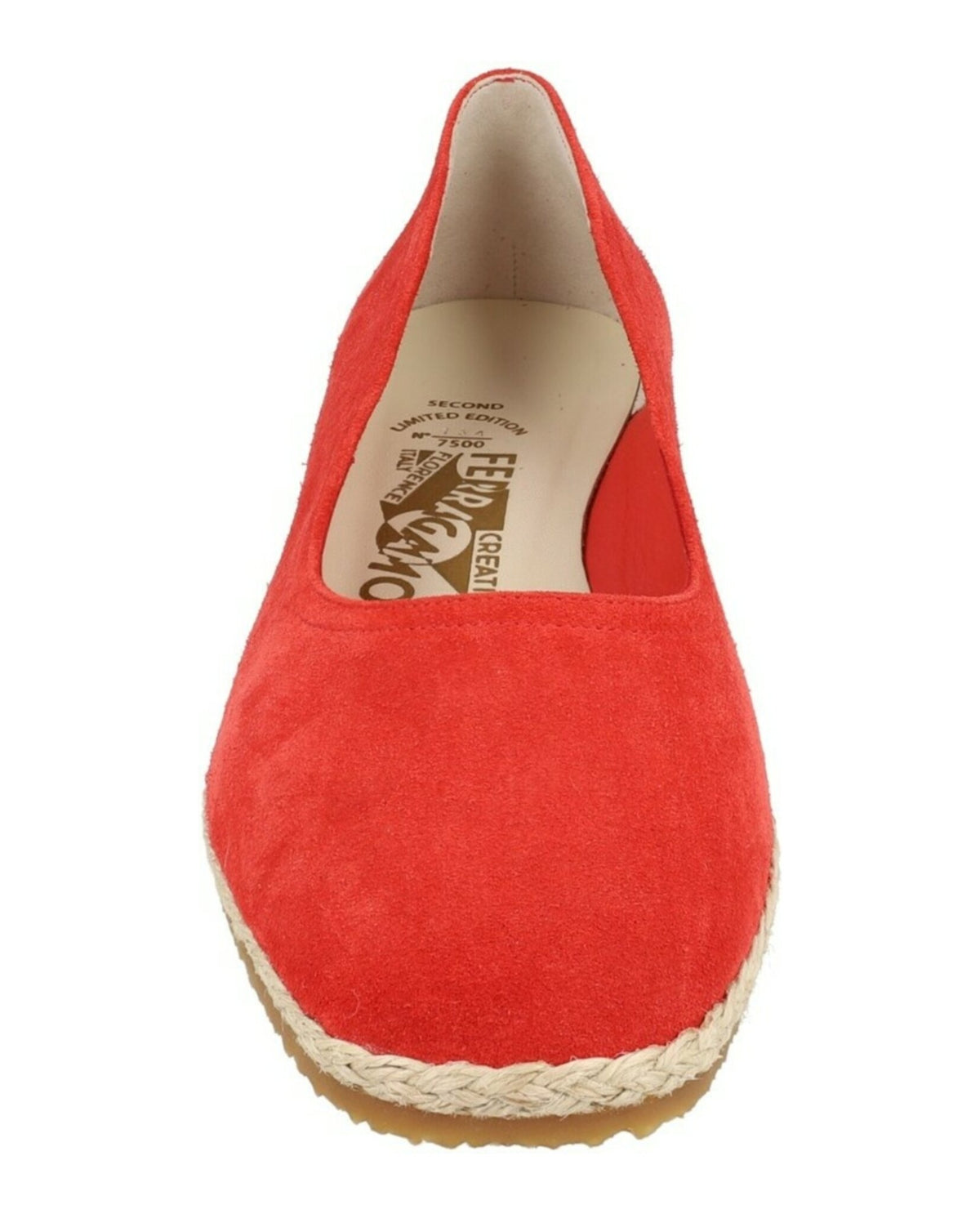 Ferragamo Womens Campy Archive Limited Edition 1976 Espadrille Wedges