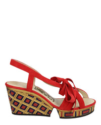 Ferragamo Womens Avanguardie Archive Limited Edition 1940's Wedges