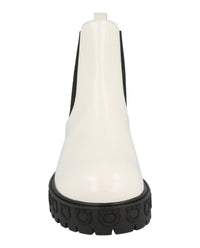 Ferragamo Womens Varsi Patent Leather Bootie