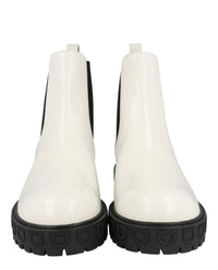 Ferragamo Womens Varsi Patent Leather Bootie