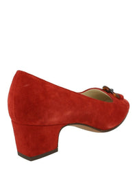 Ferragamo Womens Suede Archive Limited Edition 1968 Germaine Pumps