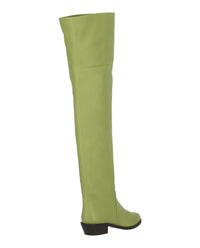 Ferragamo Womens Bucaneve Leather Over-The-Knee Boots