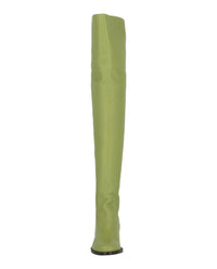 Ferragamo Womens Bucaneve Leather Over-The-Knee Boots