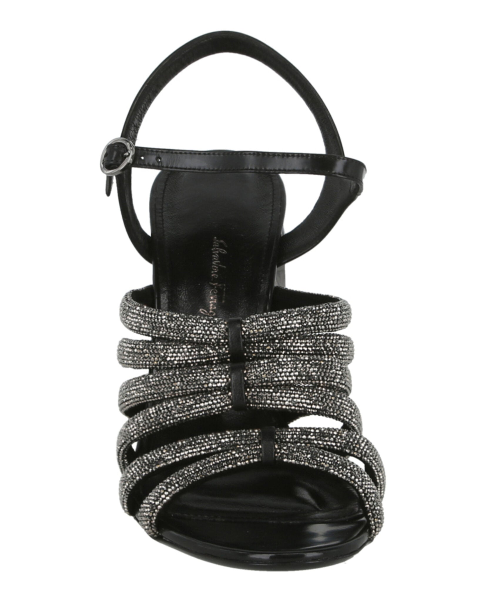 Ferragamo Womens Amalia Embellished Strappy Sandals
