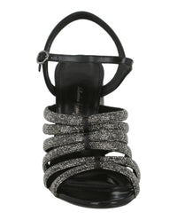 Ferragamo Womens Amalia Embellished Strappy Sandals
