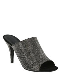 Ferragamo Womens Janine Crystal Heel Sandals