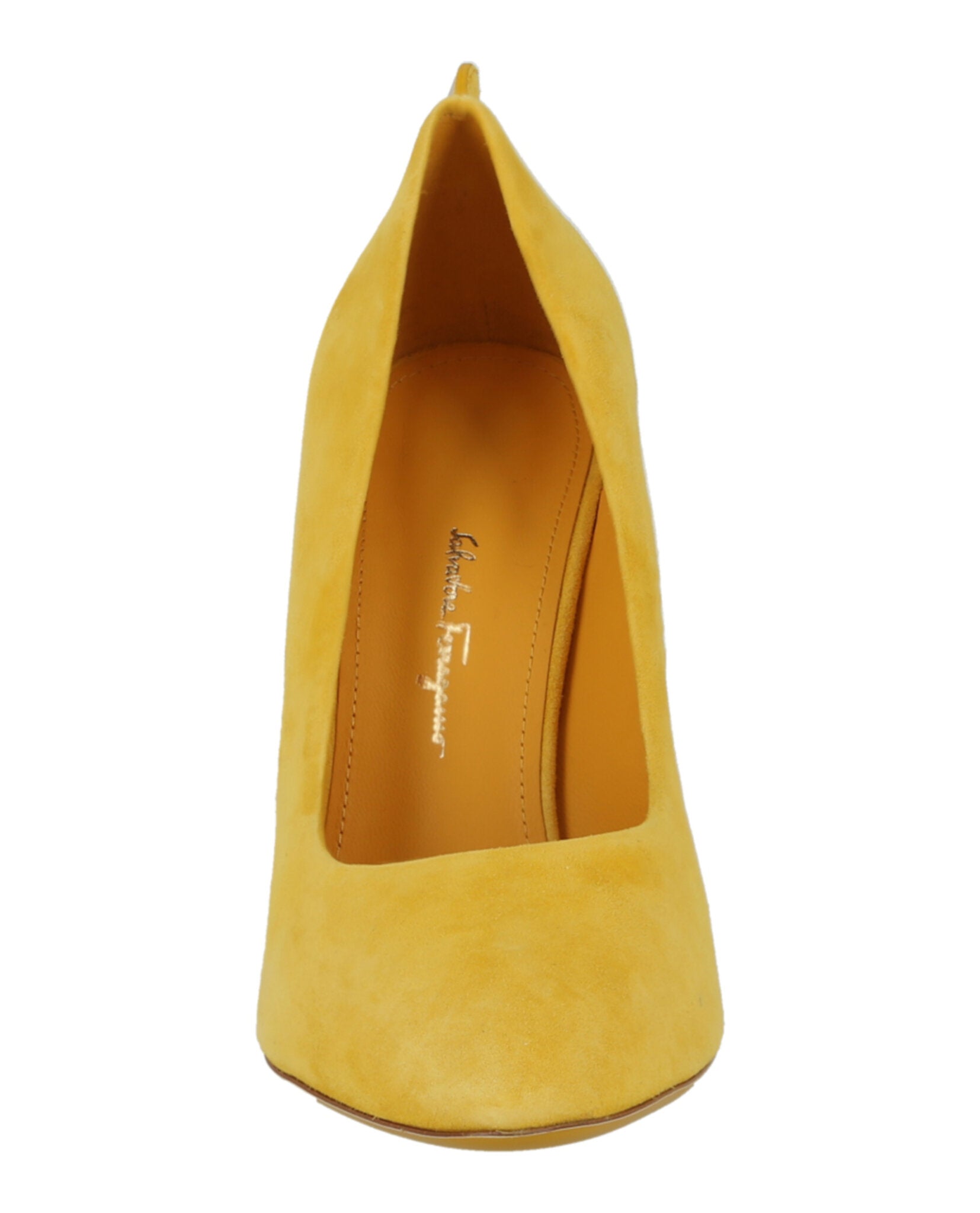 Ferragamo Womens Judy Suede Pumps