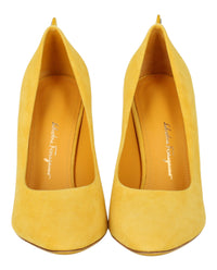 Ferragamo Womens Judy Suede Pumps