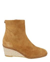 Ferragamo Womens Canaria Suede Booties