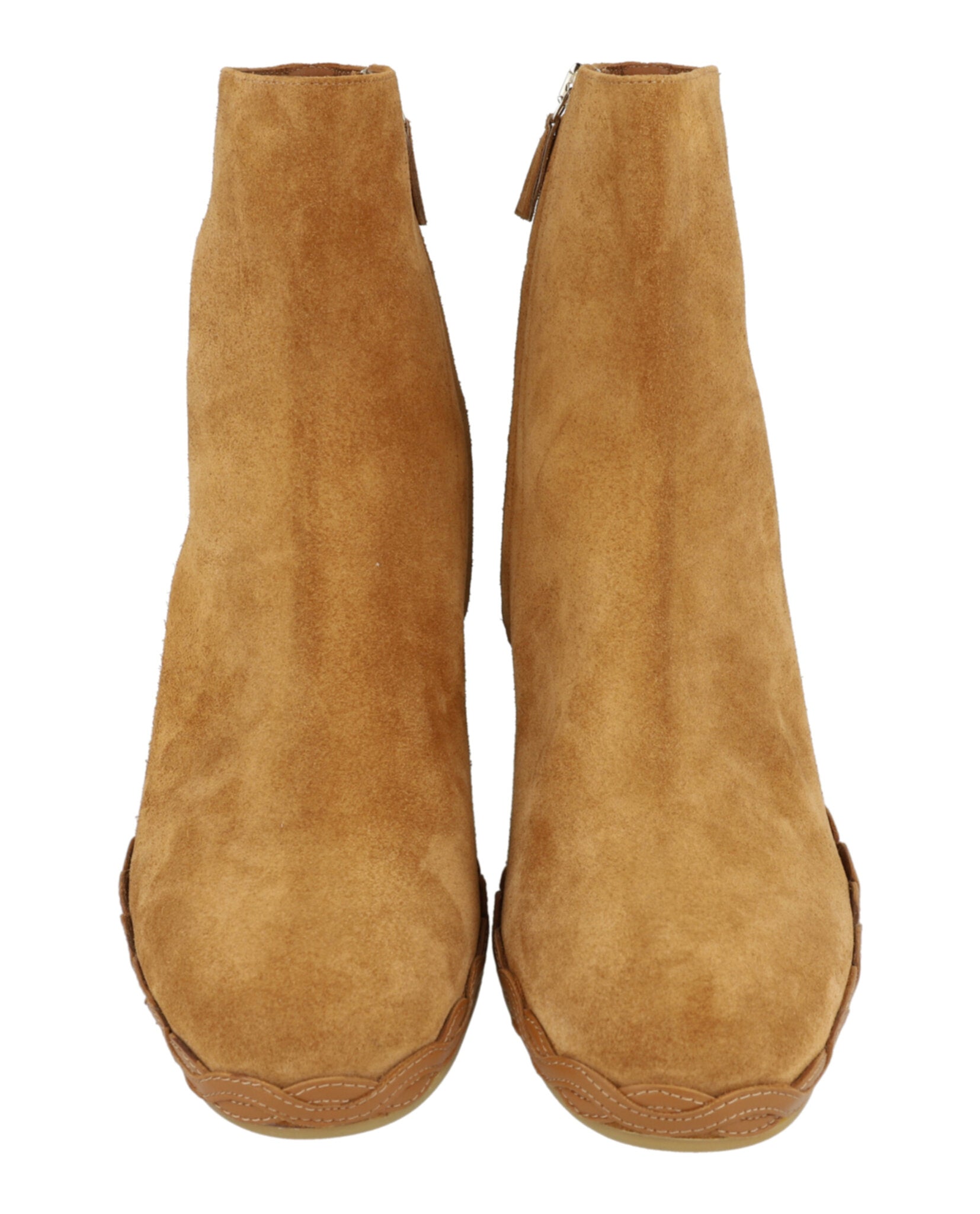 Ferragamo Womens Canaria Suede Booties