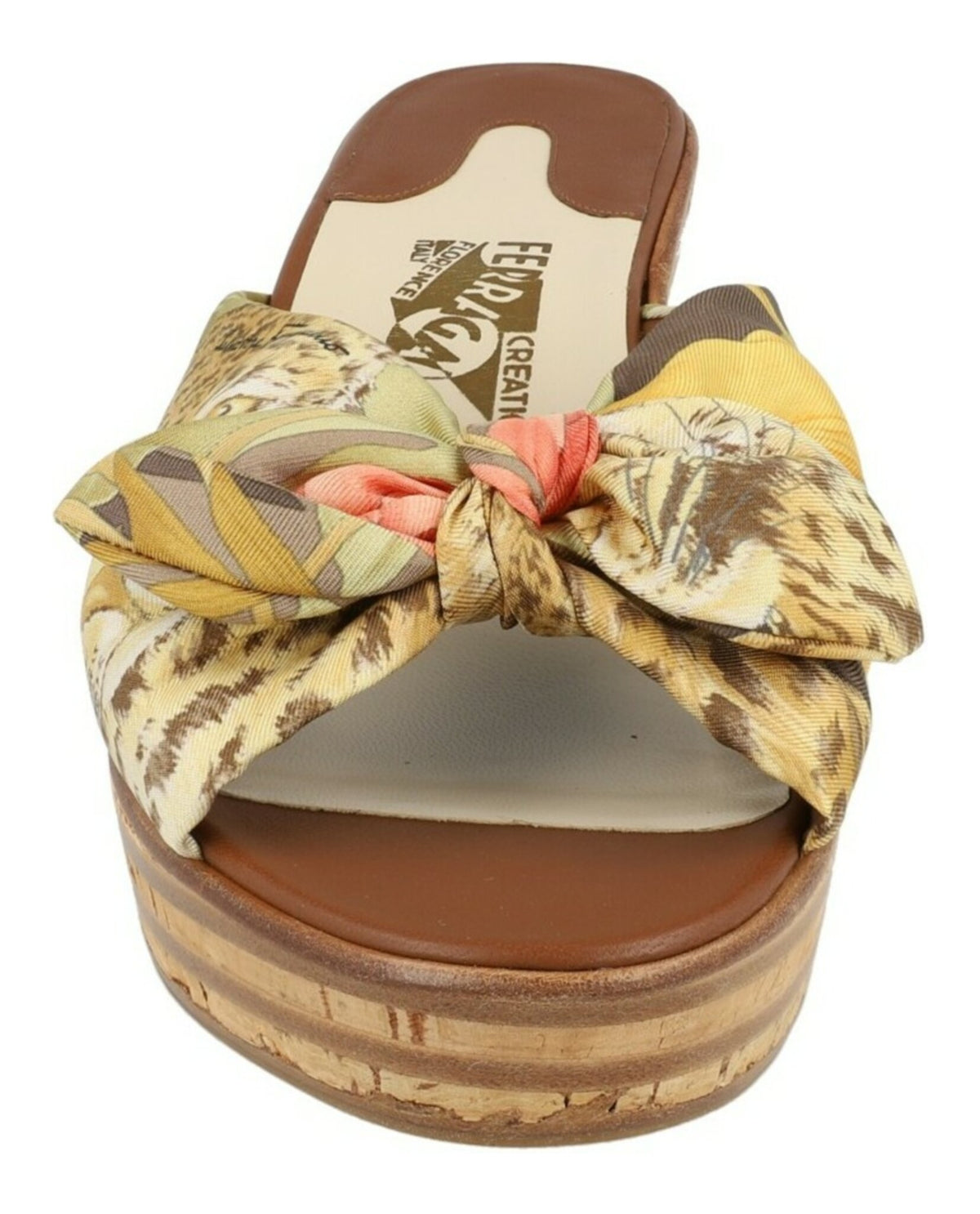 Ferragamo Womens Seta 1994 Archive Limited Edition Wedges