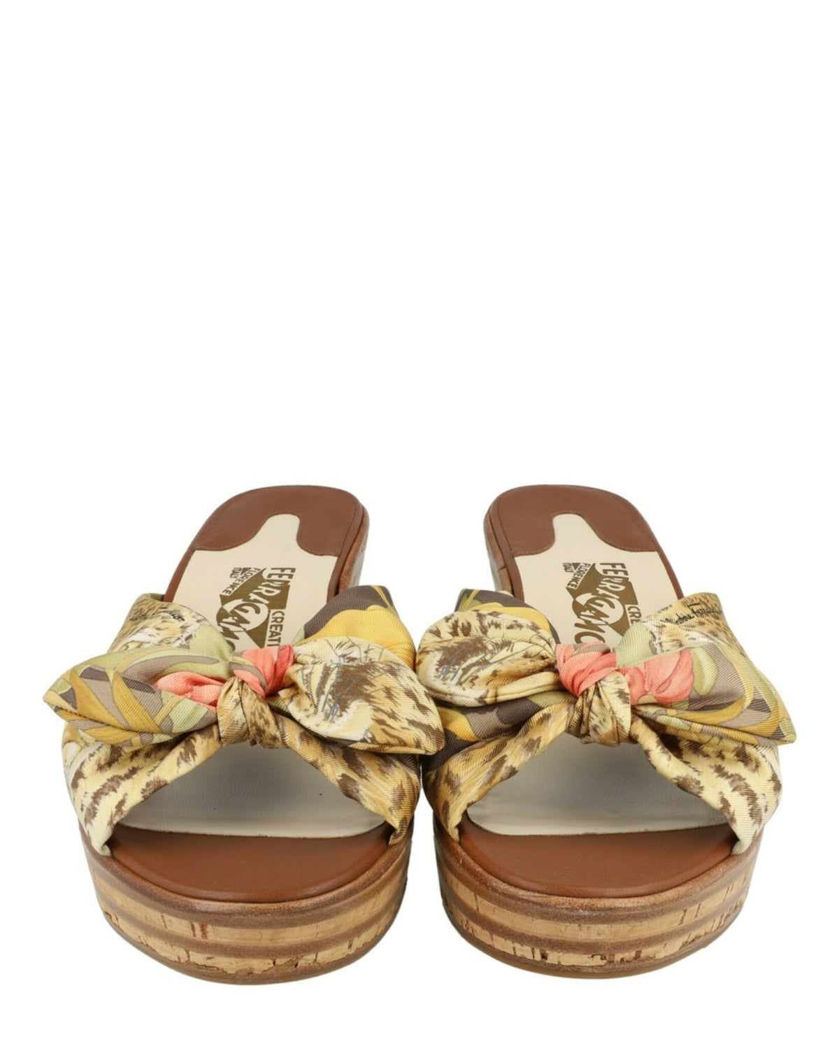 Ferragamo Womens Seta 1994 Archive Limited Edition Wedges