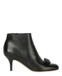 Ferragamo Womens Vara Bow Ankle Boots - Narrow Width