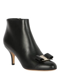 Ferragamo Womens Vara Bow Ankle Boots - Narrow Width