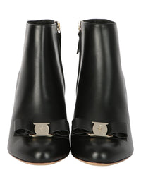 Ferragamo Womens Vara Bow Ankle Boots - Narrow Width