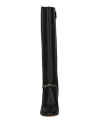 Ferragamo Womens Triba Leather Knee-High Boots