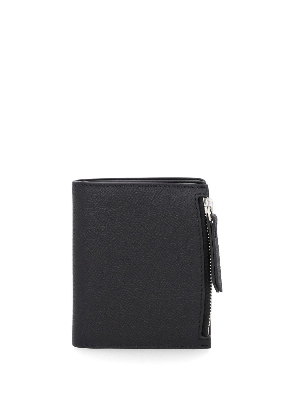 Maison Margiela Maison Margiela Women Compact Leather Wallet With Side Zip