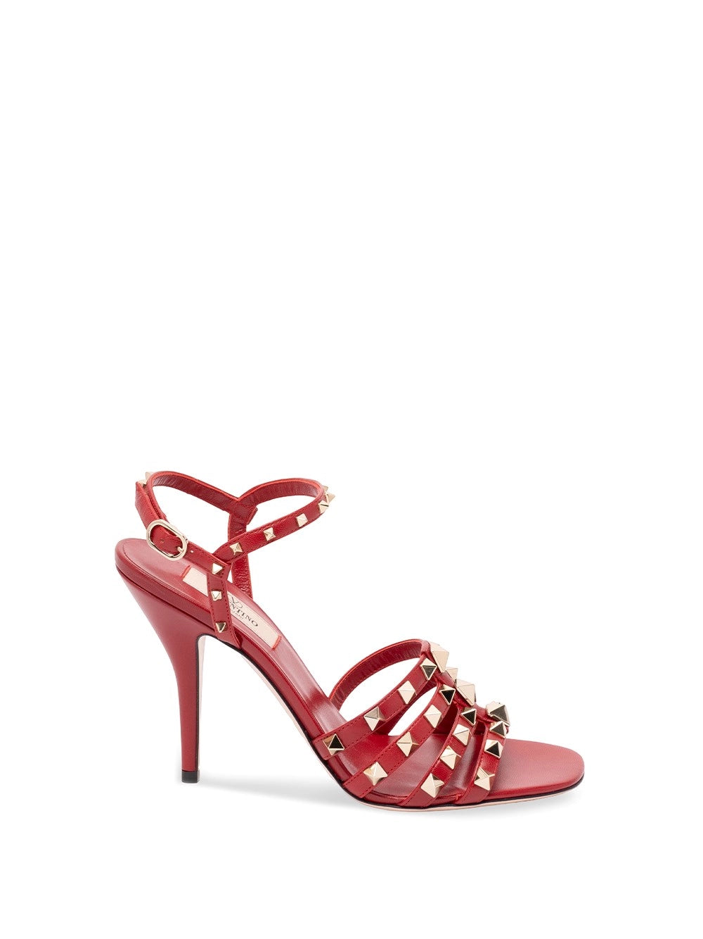 Valentino Garavani Women Rockstud Kidskin Sandal 100Mm