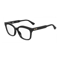Moschino Eyeglasses Square Full Rim, Black Frame and Clear Demo Lenses Lens MOS606080700