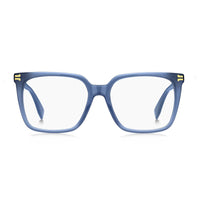 Marc Jacobs Eyeglasses Square Full Rim, Shiny Blue Frame and Clear Demo Lenses Lens MJ10970PJP00