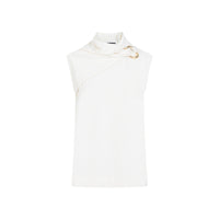 Jil Sander Draped Knitted Tank Top Women