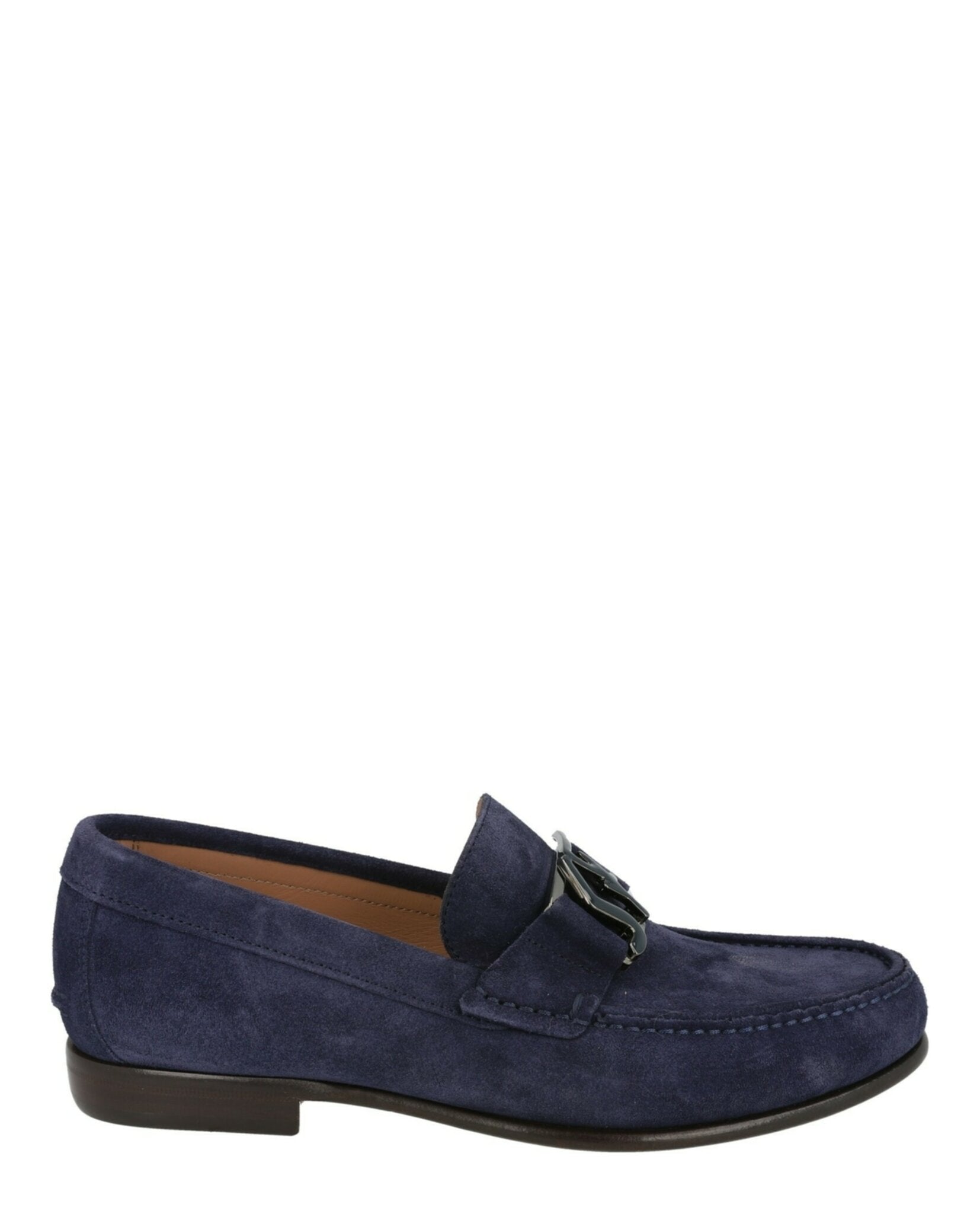 Ferragamo Mens Prerov Suede Loafers