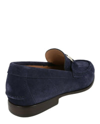 Ferragamo Mens Prerov Suede Loafers