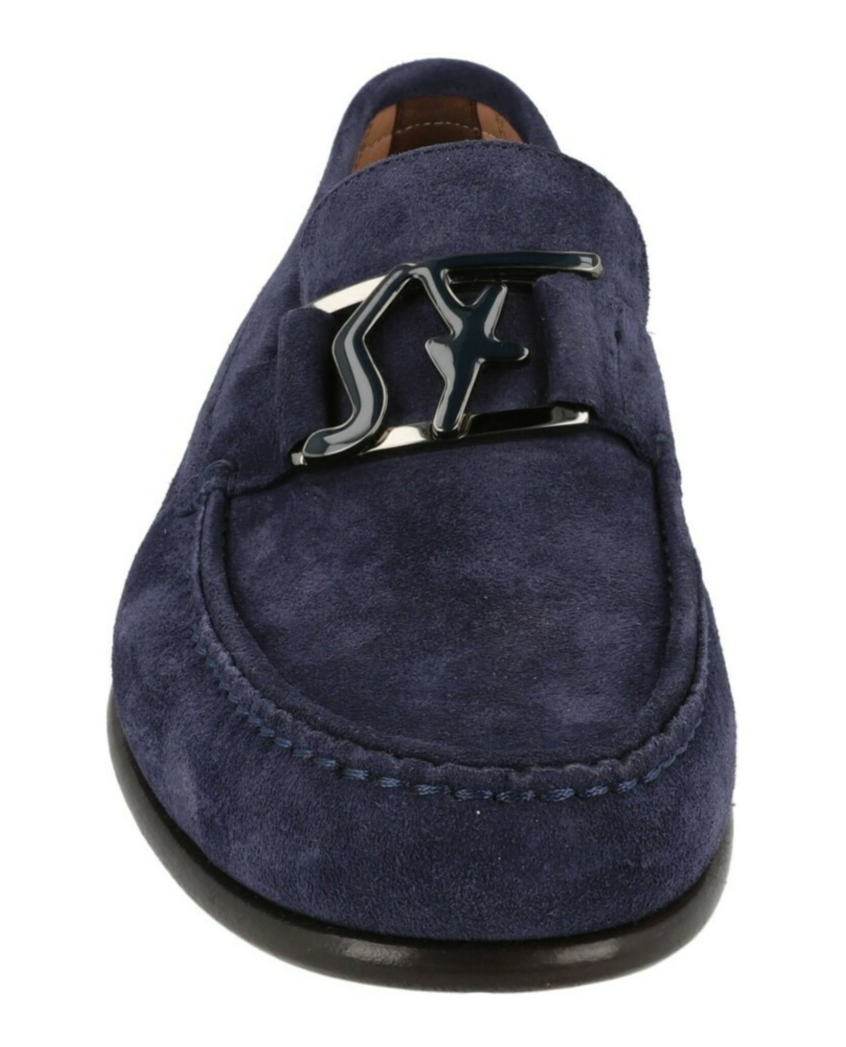 Ferragamo Mens Prerov Suede Loafers