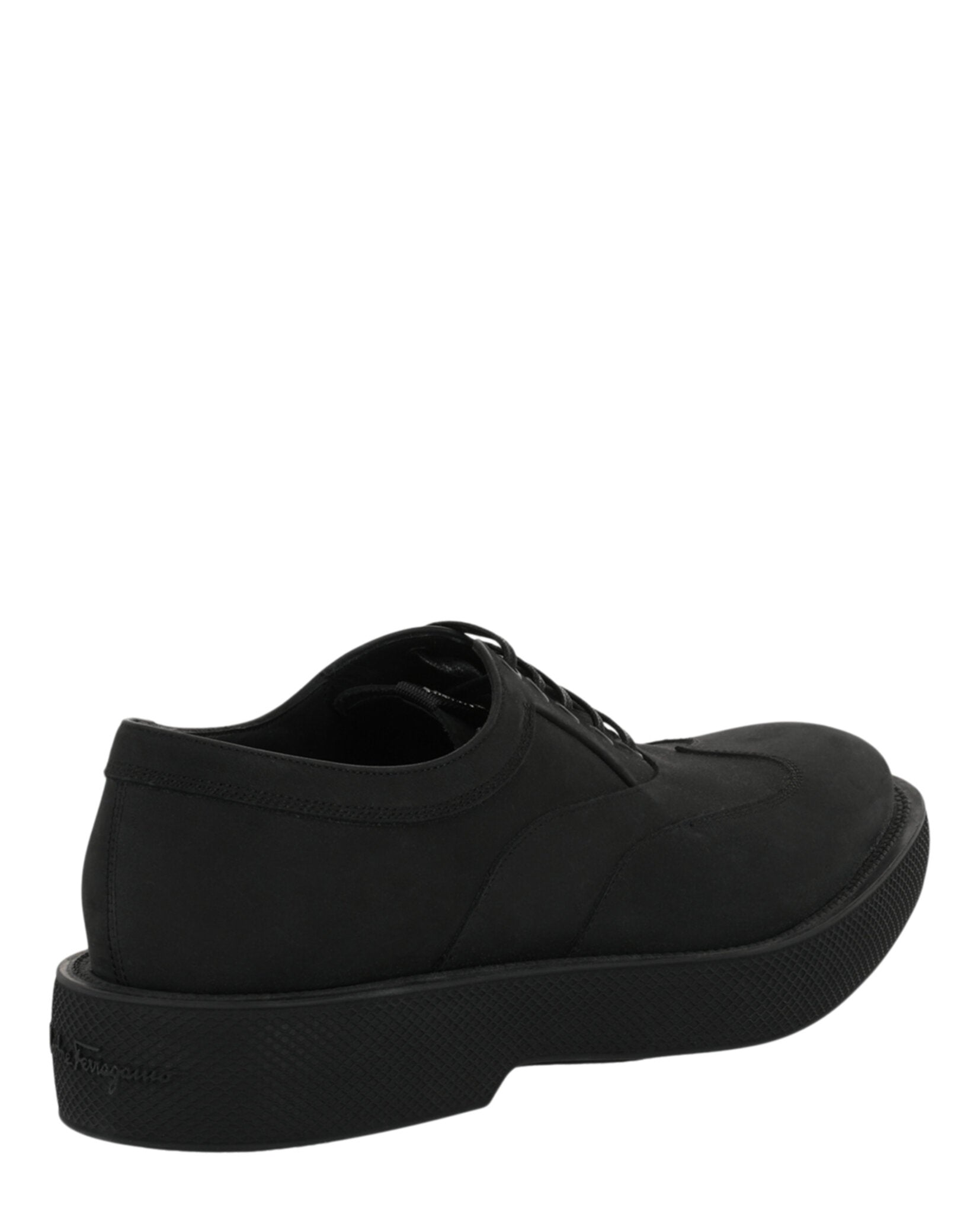 Ferragamo Mens Pride Wingtip Dress Shoes