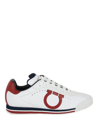 Ferragamo Mens Pring Leather Sneakers