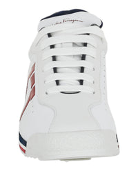 Ferragamo Mens Pring Leather Sneakers