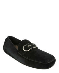 Ferragamo Mens Palinuro Suede Loafers