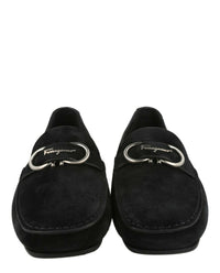 Ferragamo Mens Palinuro Suede Loafers