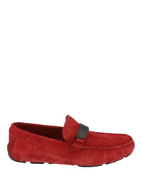 Ferragamo Mens Switch Suede Drivers