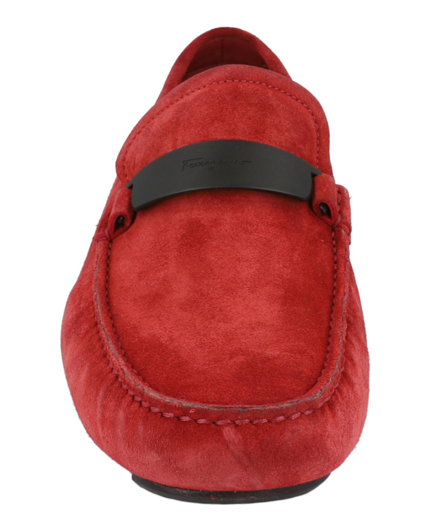 Ferragamo Mens Switch Suede Drivers