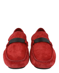 Ferragamo Mens Switch Suede Drivers