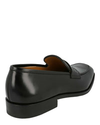 Ferragamo Mens Ness Leather Penny Loafers