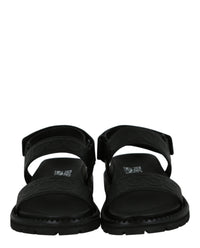 Ferragamo Mens Notorius Leather Gancini Strap Sandals
