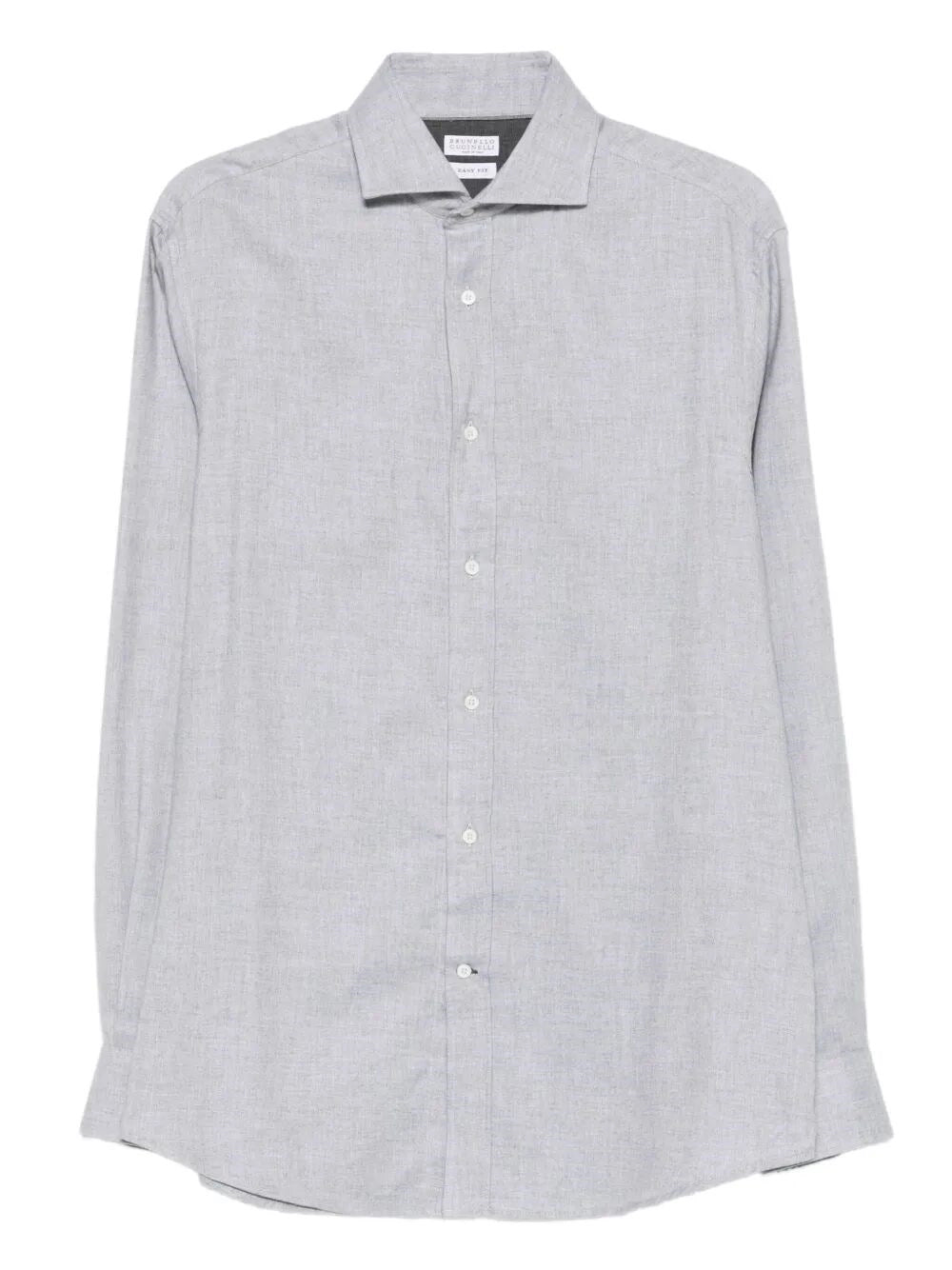 Brunello Cucinelli Men Cotton And Lyocell Shirt