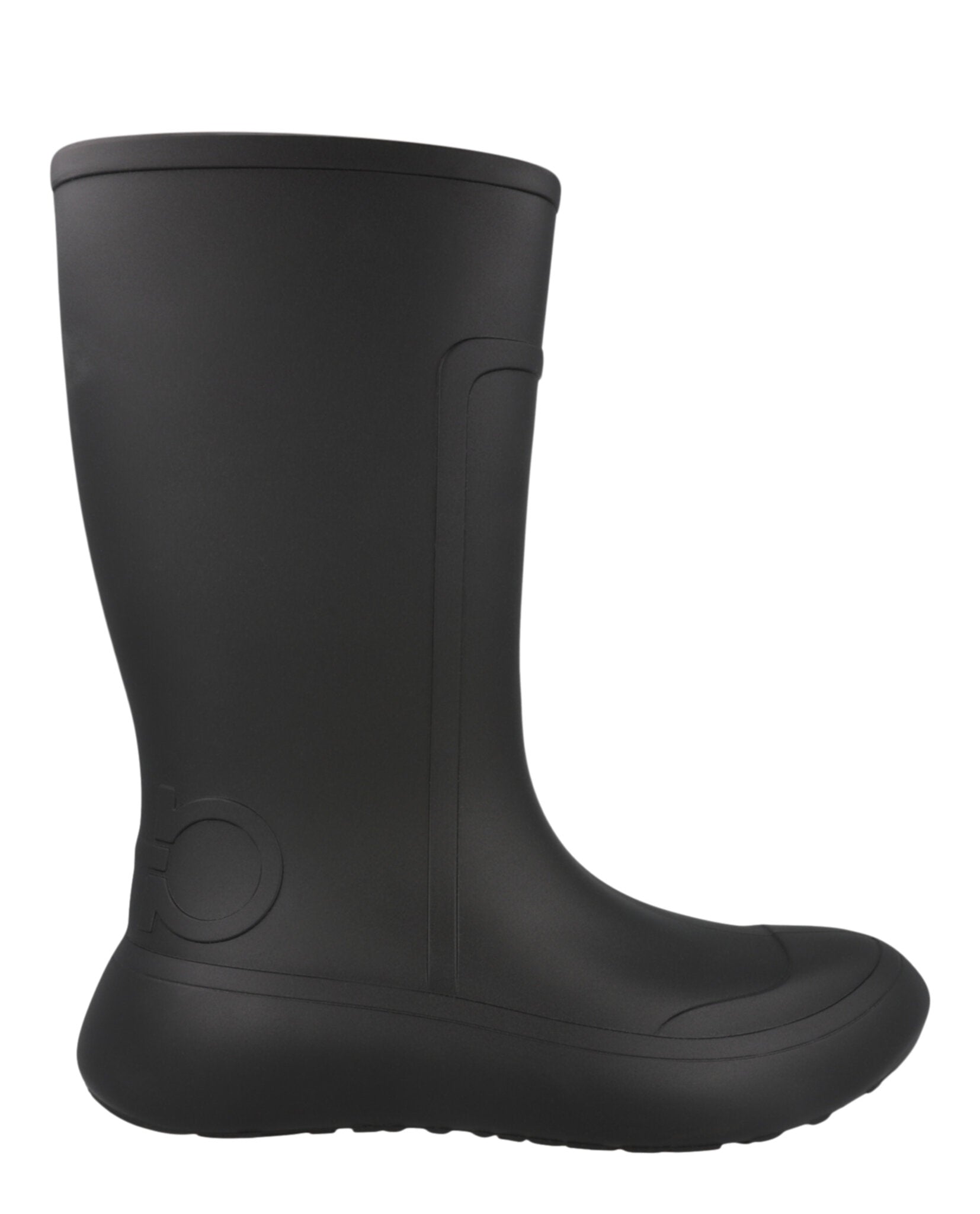 Ferragamo Mens Gancini Rainboots Black