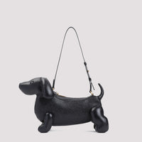 Thom Browne Hector Pebbled Leather Shoulder Bag Women