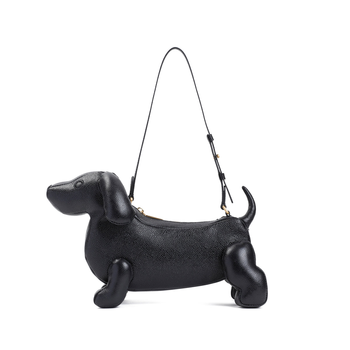 Thom Browne Hector Pebbled Leather Shoulder Bag Women