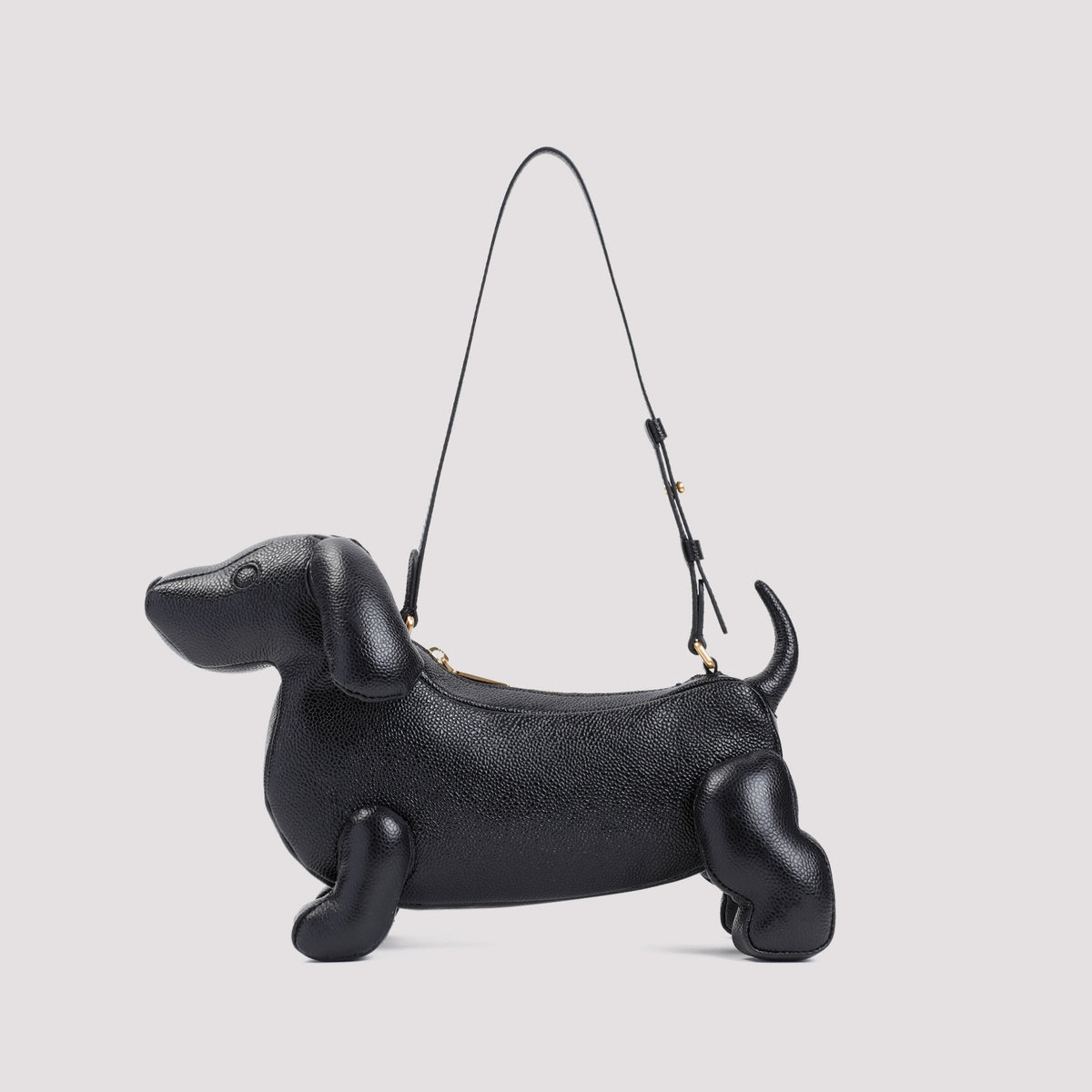 Thom Browne Hector Pebbled Leather Shoulder Bag Women