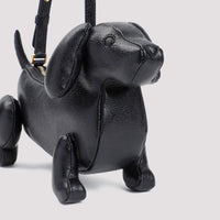 Thom Browne Hector Pebbled Leather Shoulder Bag Women