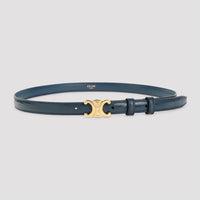 Celine Triomphe Leather Belt Women