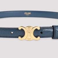 Celine Triomphe Leather Belt Women