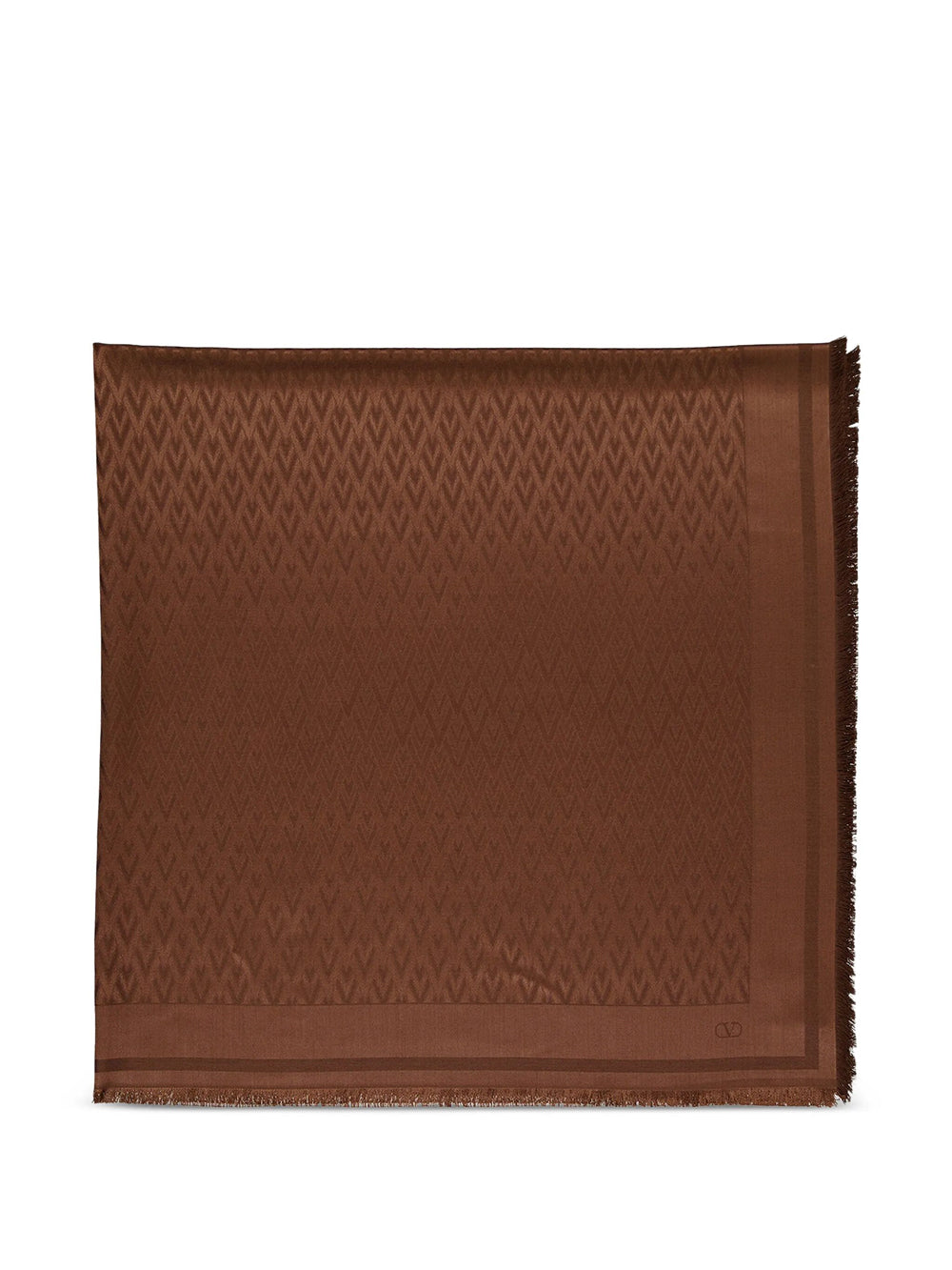 VALENTINO GARAVANI Toute La V Wool And Silk Shawl Women